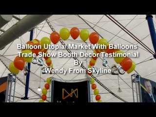 Skyline Booth Decor Testimonial for Balloon Utopia