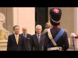 Roma - Incontro Monti - Ban Ki-moon - Arrivo (09.04.13)