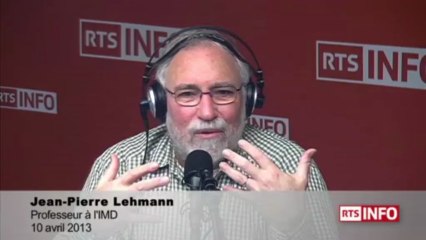 L'invité de la rédaction - Jean-Pierre Lehmann, professeur à l'IMD