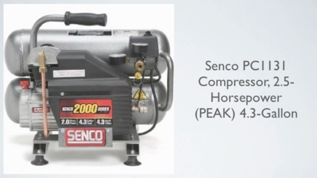 Senco PC1131 Compressor, 2.5-Horsepower (PEAK) 4.3-Gallon