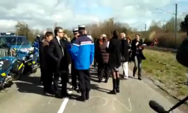 Allinges : arrivée du tribunal sur les lieux du drame