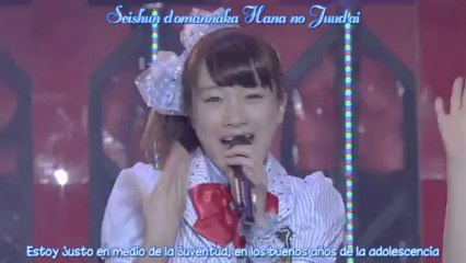 Morning Musume - Seishun Domannaka (live ver) (Sub español)