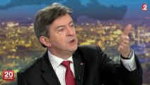 Mélenchon demande son patrimoine à Pujadas