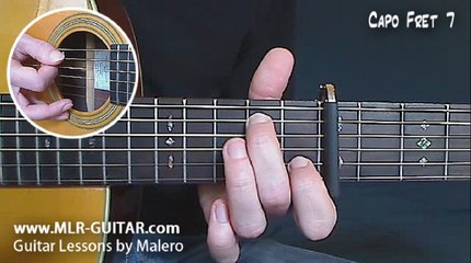 How to play "Blowin In The Wind" - MLR-Guitar Lesson #1 of 3