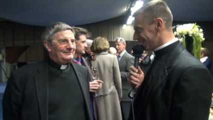 Interview du Père Ducasse après la messe d'installation de Mgr Lalanne