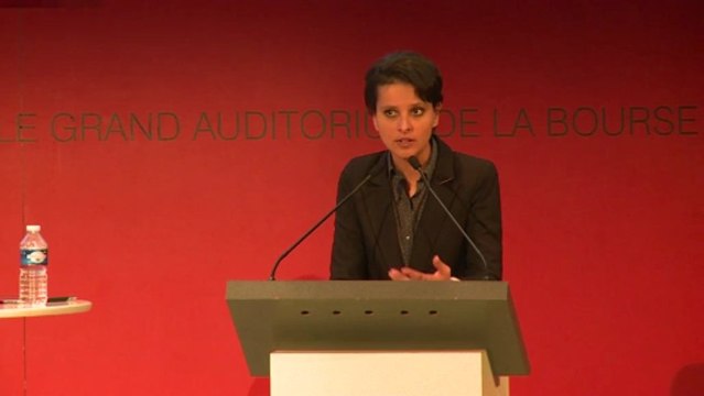 Conférence Plafond de Verre - Discours de la ministre Najat Vallaud-Belkacem