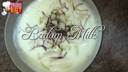 Badam Milk Recipe - Indian Beverage
