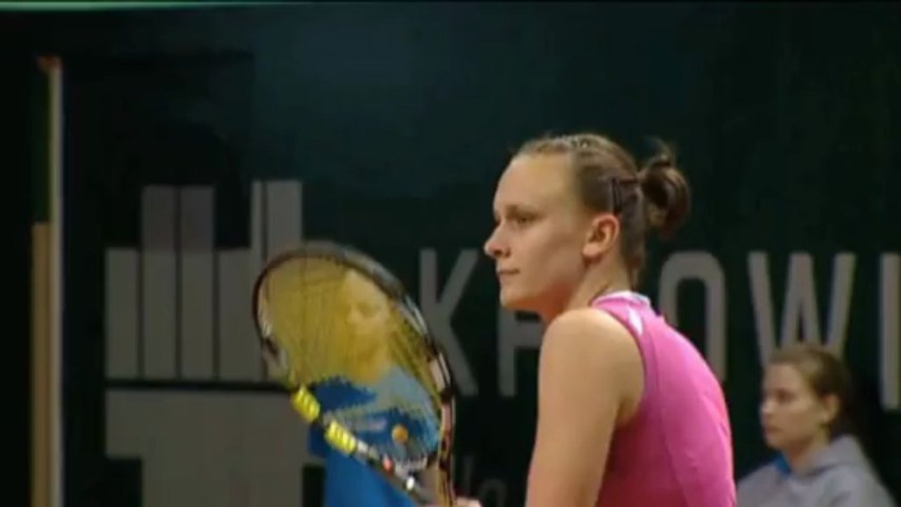 Katowice: Kanepi erteilt Lokalmatadorin Zaniewska Lehrstunde