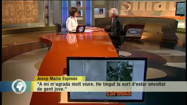 TV3 - Els matins - Espinàs: Em miro la vida i em faig còmplice dels lectors