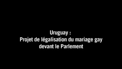 L'Uruguay sur le point de légaliser le mariage gay