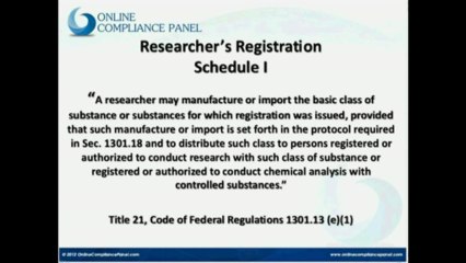 How to Survive a DEA Inspection Series For DEA Registered Analytical Labs and Research Facilities