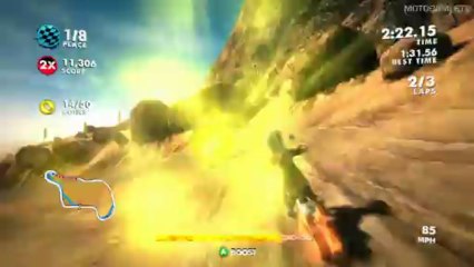 Motocross Madness Demo - Pharaoh's Tomb Race