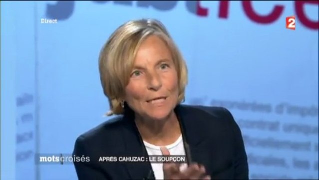 Marielle de Sarnez, invitée de Mots Croisés sur France2 - 080413