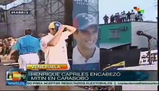 Henrique Capriles encabezó mitin en Carabobo