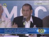 Exdirigentes del MVR y Psuv dan apoyo a Capriles