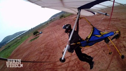 Motorized Hanglider Crash