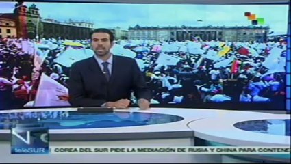 Respaldan colombianos en Nueva York proceso de paz