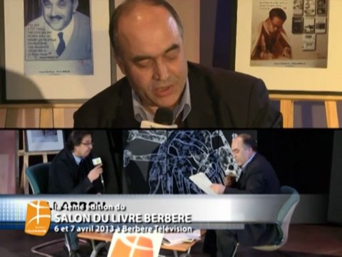 AKLI ABBOU AU SALON DU LIVRE BERBÈRE LE 06 ET 07 AVRIL A BERBÈRE TÉLÉVISION