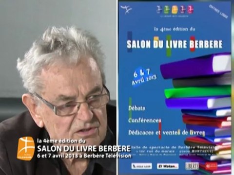 ALBERT NALLET AU SALON DU LIVRE BERBÈRE LE 06 ET 07 AVRIL A BERBÈRE TÉLÉVISION