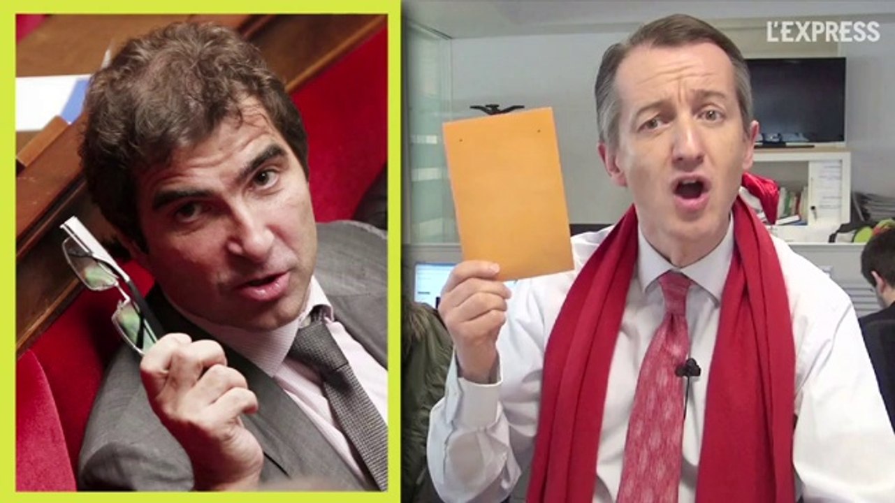 Le Grand Rabbin Bernheim, la droite, et Michel Sapin, les cartons de la semaine