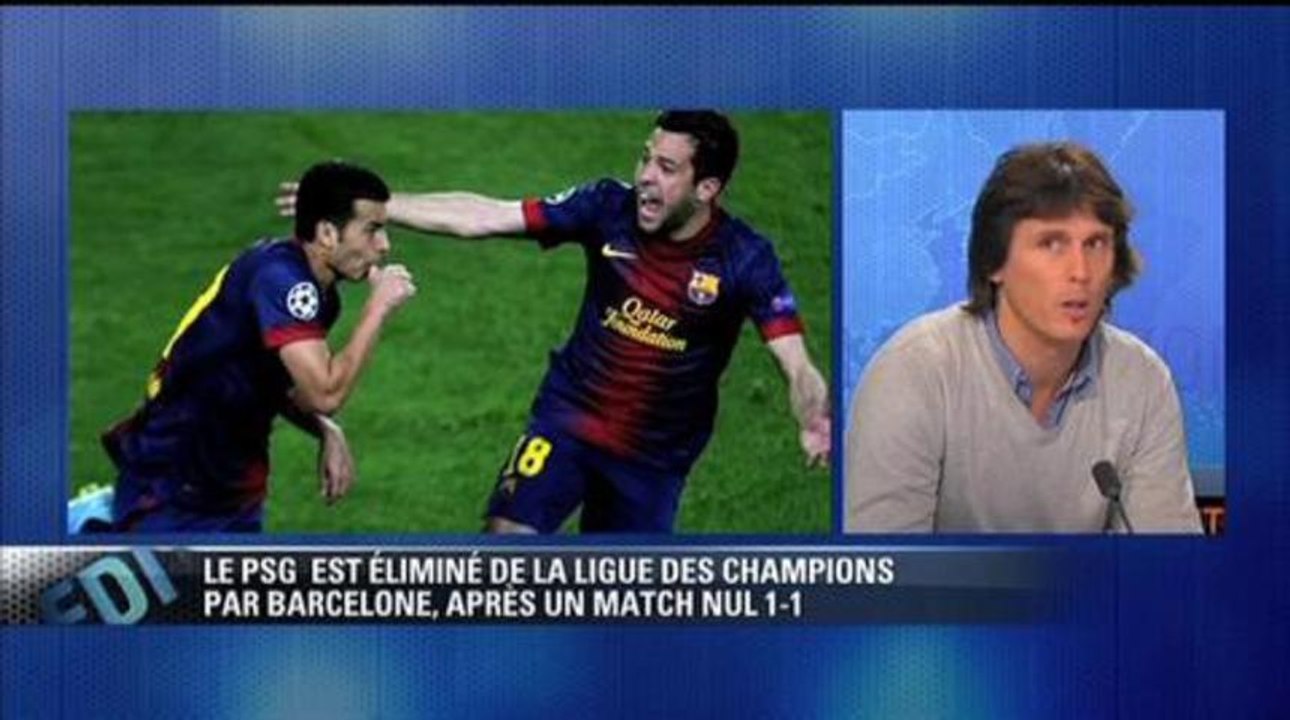 BFM TV / G. Coupet, R. Dutruel et A. Benarbia livrent leurs impressions après l'élimination du PSG - 10/04