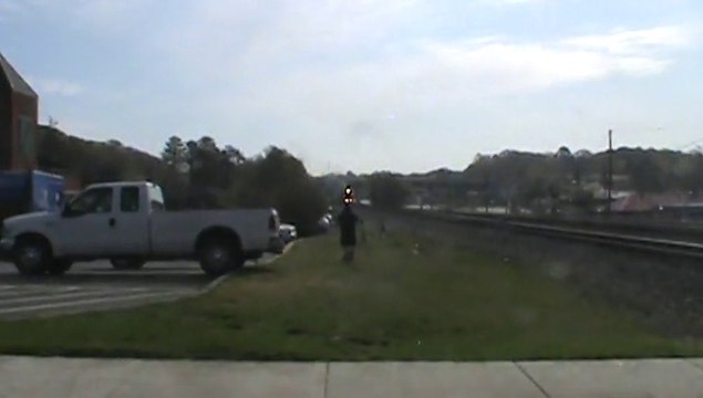 Norfolk Southern stack train through Austell Ga. into Whitaker Yard.