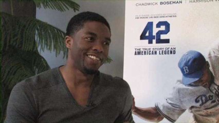 Chadwick Boseman Talks 42