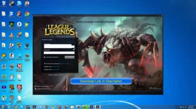 League of Legends Private Hack Pirater Working 100% Free Download 2013