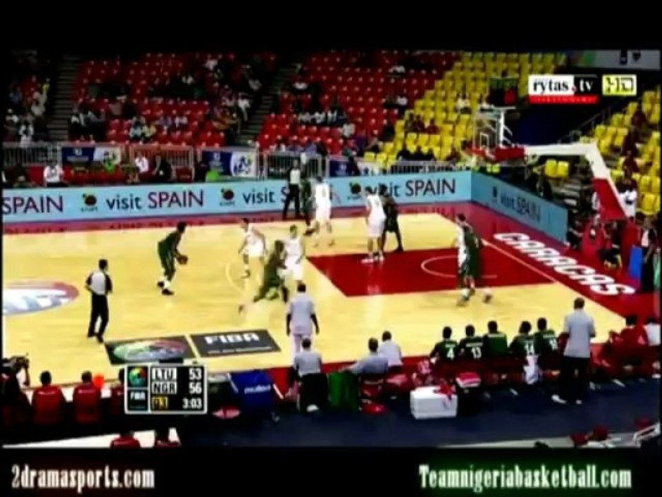 Al-Farouq And Alade Aminu Team Nigeria Bastetball