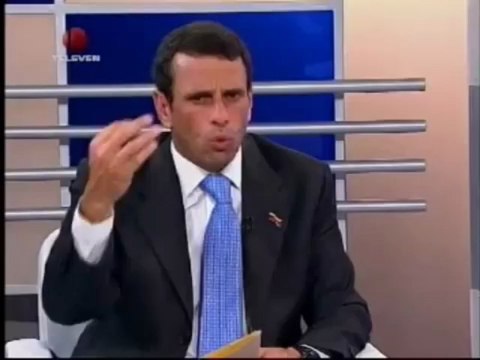 Capriles descalifica nuevamente a VTV y afirma que está vetado