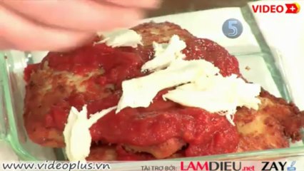 Cach lam mon ga nuong pho mai