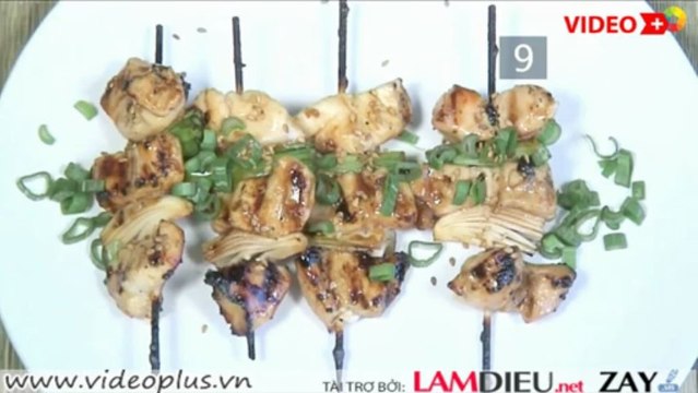 Cach lam mon Yakitori - Ga xien nuong kieu nhat