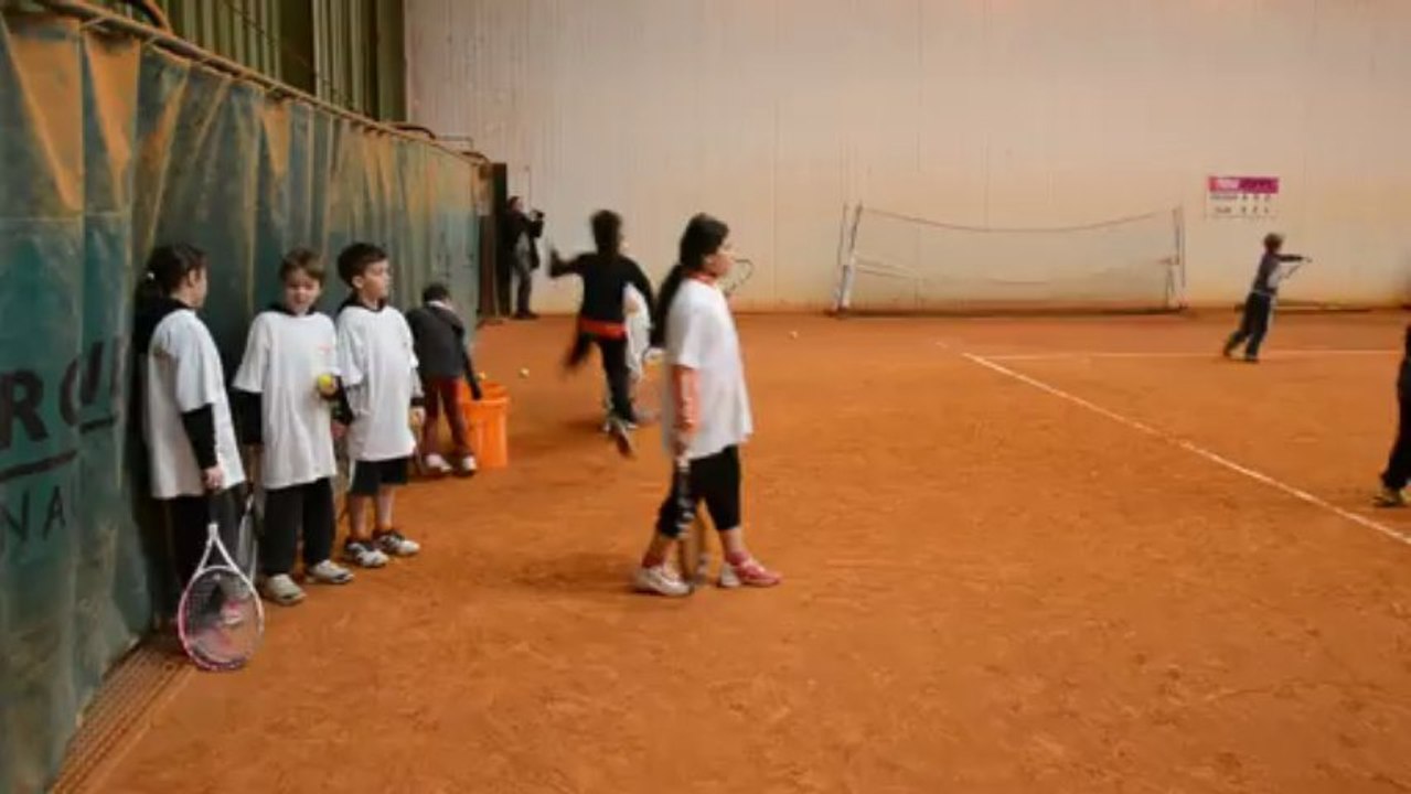 rchange de balles avec les filles