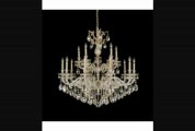 Schonbek 568586a Milano 15 Light Two Tier Chandelier In Midnight Gild With Swarovski Spectra Clear Crystal