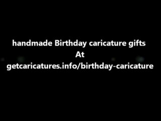 handmade Birthday caricature gifts