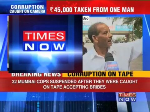 32 Mumbai cops caught taking bribes