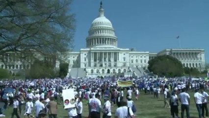 Immigration: des milliers de manifestants à Washington