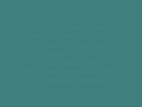 Book Online the Kerala Houseboats Packages