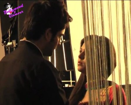 On location of the TV Serial ''Madhubala'' - R K wants Madhubala back