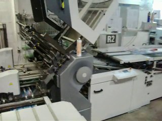 HEIDELBERG KTL78/6,plis 8 pages collé,couper..