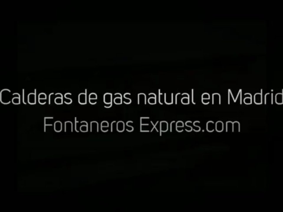calderas de gas natural en madrid