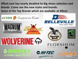 Top Big Shoes Brands available at Xlfeet!