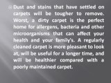 Cleaning Carpet Spills and Stains