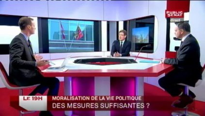 Pascal Canfin dans le 19h de Public Sénat sur la lutte contre la corruption, face à François-Noël Buffet
