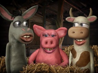 La crèche (Tetesaclaques.tv)
