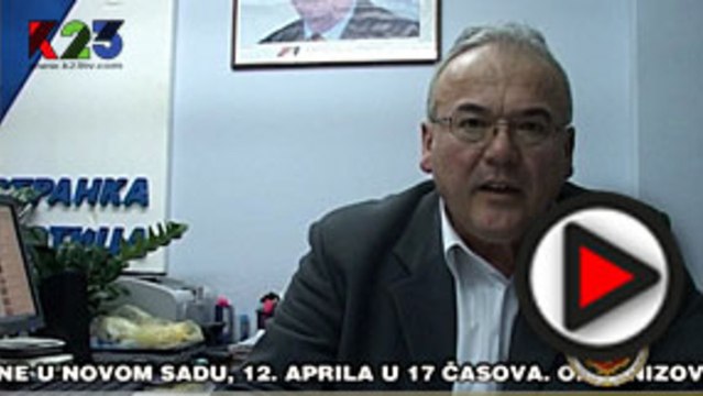 K23TV - Press iz prve ruke - SNS - 10. april 2013.