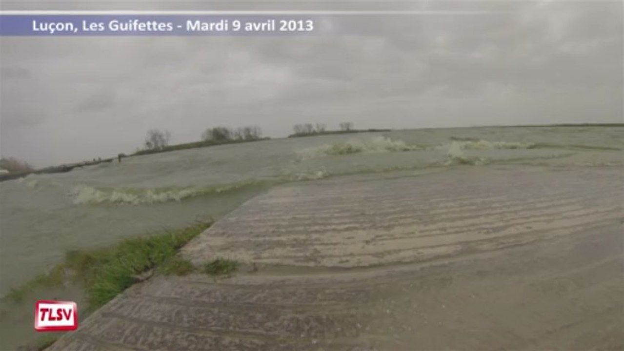 Luçon: vent de 75km/h en rafales cet après-midi