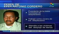 Asesinado líder social colombiano Ever Antonio Cordero