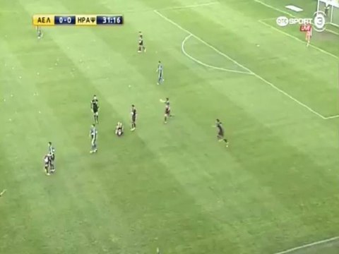 ΑΕΛ-Ηρακλης Ψαχνών 2012-13 Κόκκινη κάρτα+κίτρινη