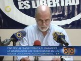 CNP rechaza agresión a periodista en Cojedes y exige al Plan República garantizar la seguridad el 14A